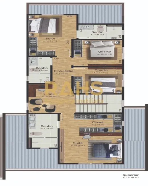 Foto 2 de Casa com 4 quartos à venda, 255m2 em Glória, Joinville - SC