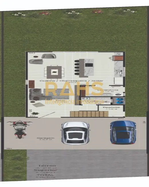 Foto 3 de Casa com 4 quartos à venda, 255m2 em Glória, Joinville - SC