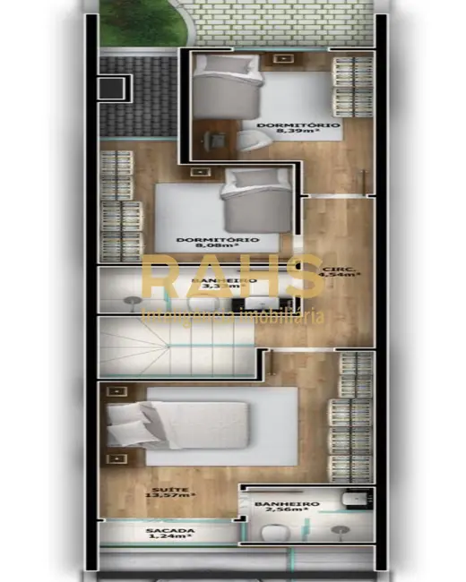 Foto 8 de Casa com 3 quartos à venda, 104m2 em Bom Retiro, Joinville - SC
