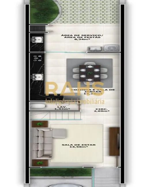 Foto 7 de Casa com 3 quartos à venda, 104m2 em Bom Retiro, Joinville - SC