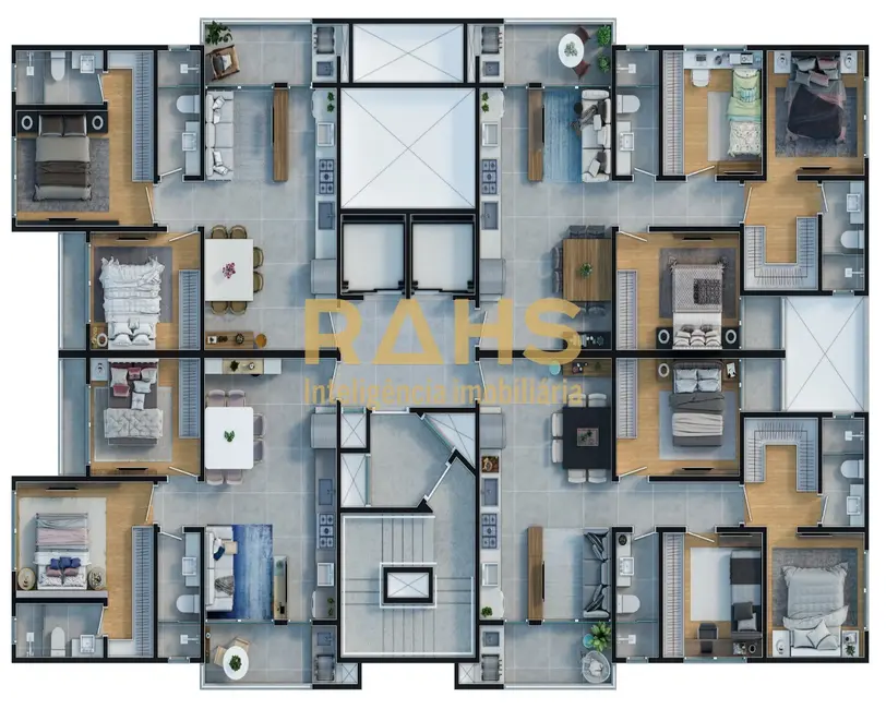 Apartamento com 3 quartos à venda, 79m2 em Dom Bosco, Itajai - SC - imagem 7 Foto 7 de Apartamento com 3 quartos à venda, 79m2 em Dom Bosco, Itajai - SC