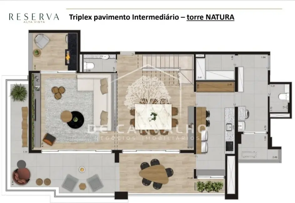 Foto 3 de Apartamento com 4 quartos à venda, 419m2 em Anhangabaú, Jundiai - SP