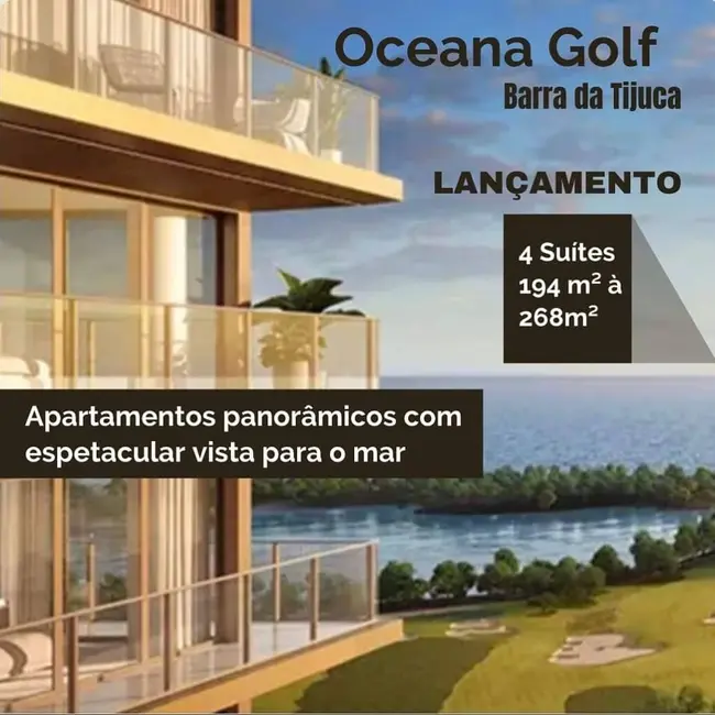 Apartamento com 4 quartos à venda, 194m2 em Barra da Tijuca, Rio De Janeiro - RJ - imagem 3 Foto 3 de Apartamento com 4 quartos à venda, 194m2 em Barra da Tijuca, Rio De Janeiro - RJ