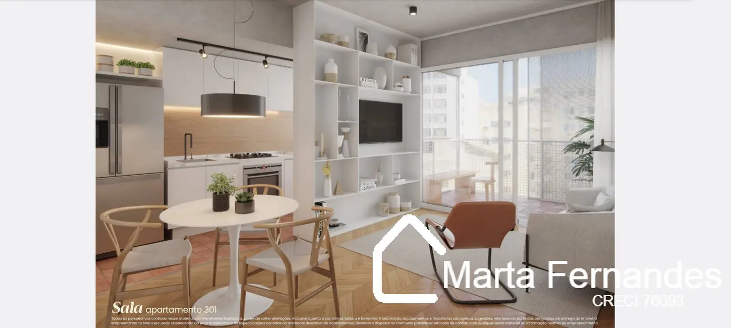 Foto 4 de Apartamento com 1 quarto à venda, 37m2 em Gávea, Rio De Janeiro - RJ