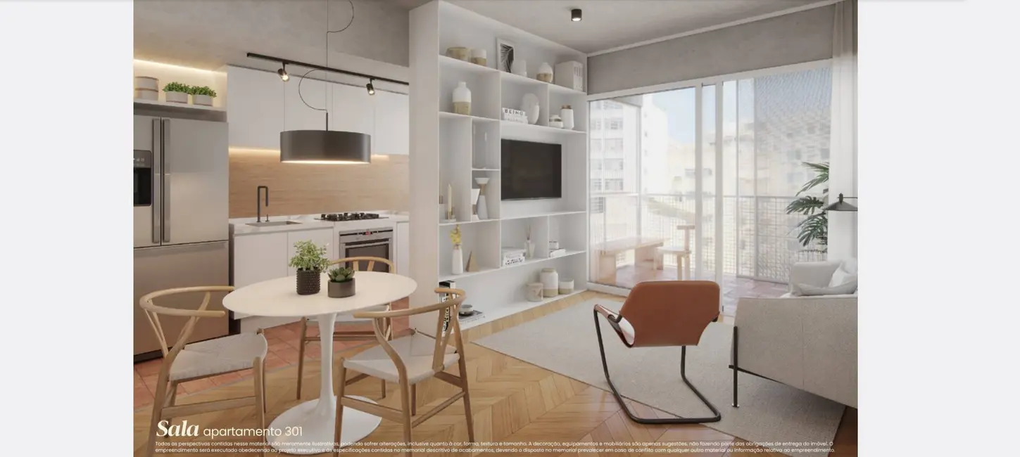 Foto 4 de Apartamento com 1 quarto à venda, 37m2 em Gávea, Rio De Janeiro - RJ