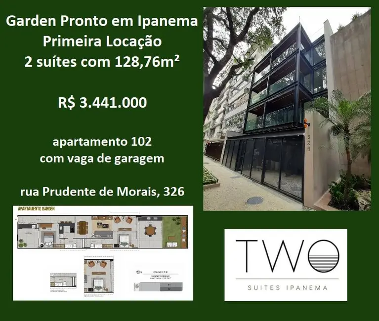 Foto 4 de Apartamento com 3 quartos à venda, 94m2 em Ipanema, Rio De Janeiro - RJ