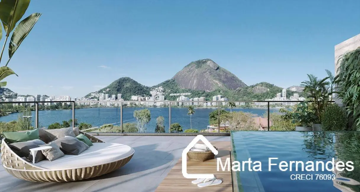 Apartamento com 3 quartos à venda, 164m2 em Lagoa, Rio De Janeiro - RJ - imagem 6 Foto 6 de Apartamento com 3 quartos à venda, 164m2 em Lagoa, Rio De Janeiro - RJ