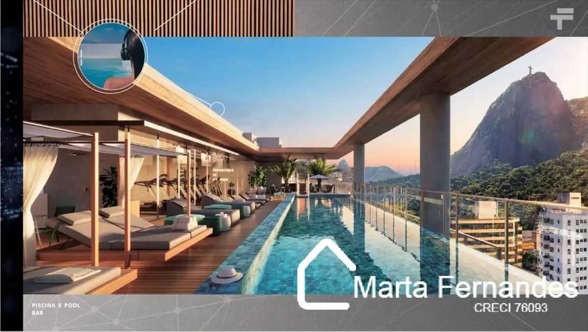 Foto 9 de Apartamento com 1 quarto à venda, 53m2 em Humaitá, Rio De Janeiro - RJ
