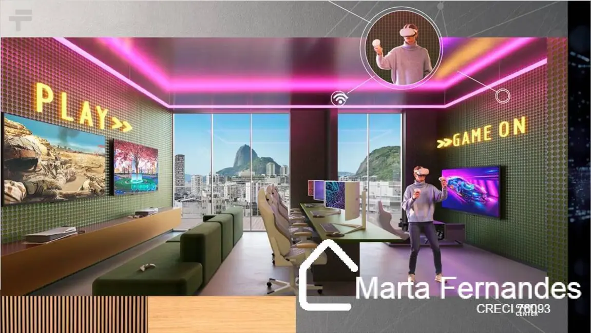 Foto 2 de Apartamento com 1 quarto à venda, 53m2 em Humaitá, Rio De Janeiro - RJ