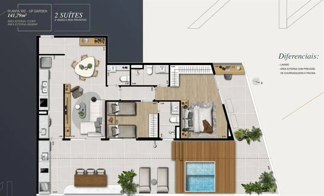 Foto 7 de Apartamento à venda, 101m2 em Gávea, Rio De Janeiro - RJ