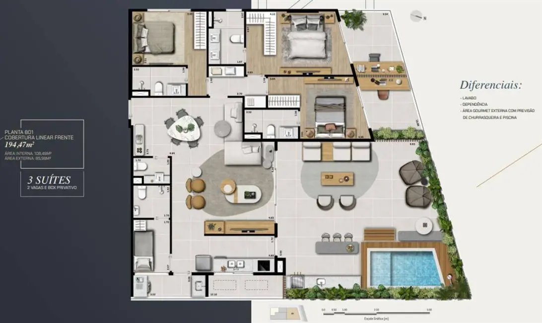 Foto 5 de Apartamento à venda, 101m2 em Gávea, Rio De Janeiro - RJ