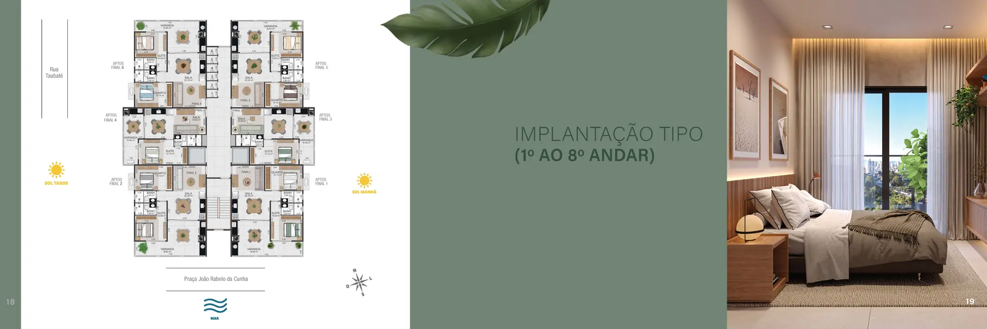 Foto 7 de Apartamento com 2 quartos à venda, 76m2 em Sumaré, Caraguatatuba - SP