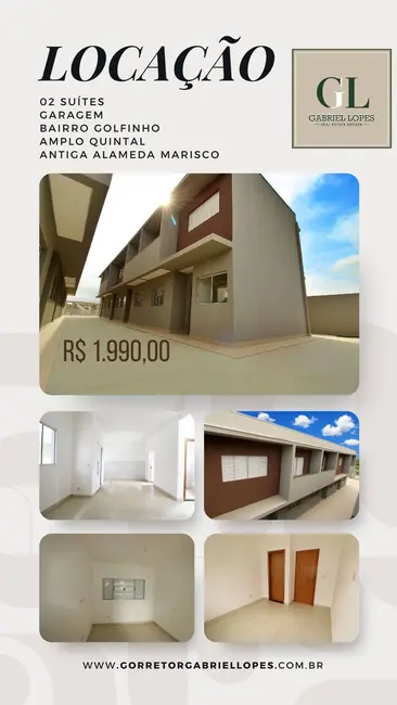 Foto 1 de Casa de Condomínio com 2 quartos para alugar, 88m2 em Balneário Recanto do Sol, Caraguatatuba - SP