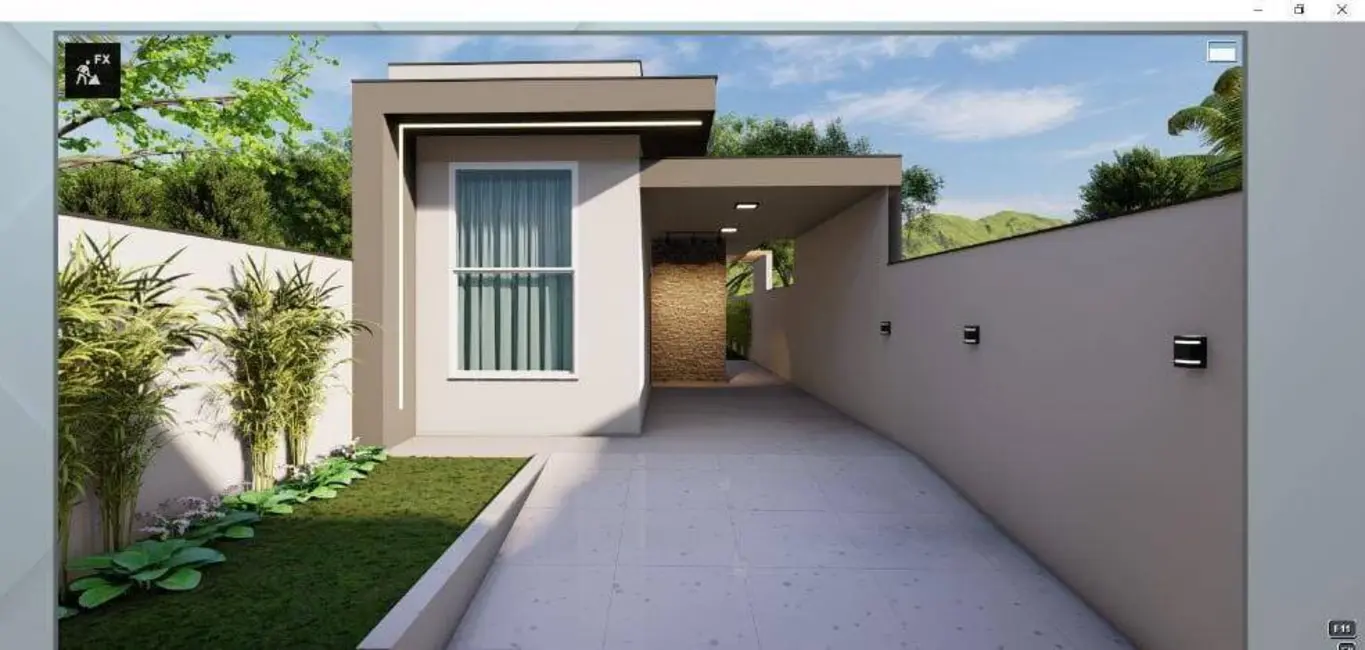 Foto 2 de Casa com 2 quartos para alugar, 180m2 em Loteamento Estância Mirante de Caraguatatuba, Caraguatatuba - SP