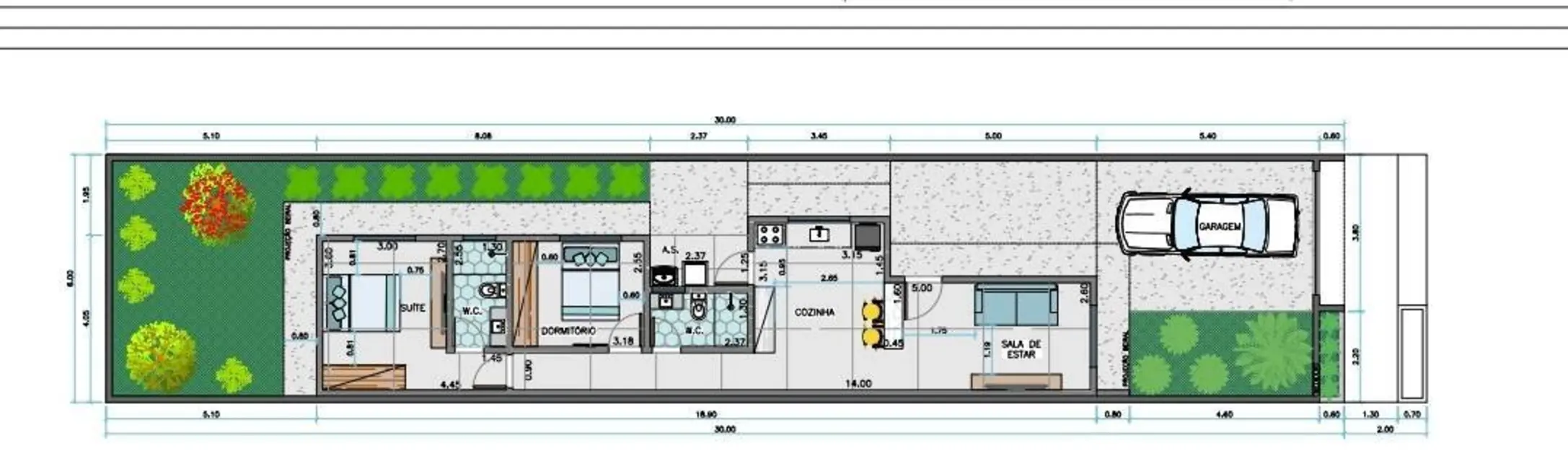 Foto 4 de Casa com 2 quartos para alugar, 180m2 em Loteamento Estância Mirante de Caraguatatuba, Caraguatatuba - SP