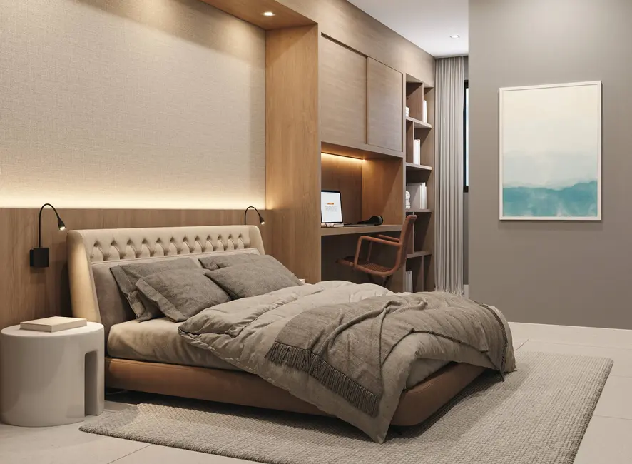 Foto 8 de Apartamento com 2 quartos à venda, 65m2 em Sumaré, Caraguatatuba - SP