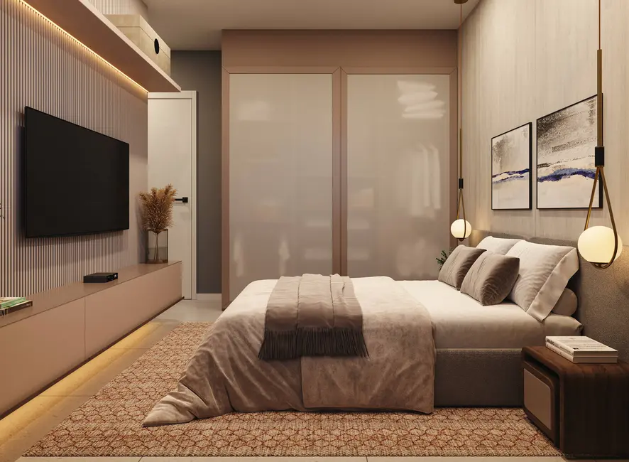 Foto 9 de Apartamento com 2 quartos à venda, 65m2 em Sumaré, Caraguatatuba - SP