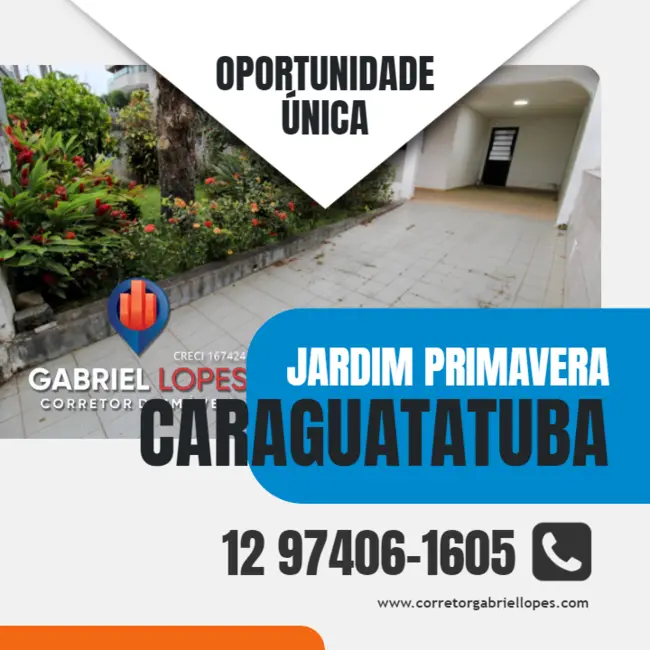 Foto 1 de Casa com 3 quartos à venda, 314m2 em Jardim Primavera, Caraguatatuba - SP