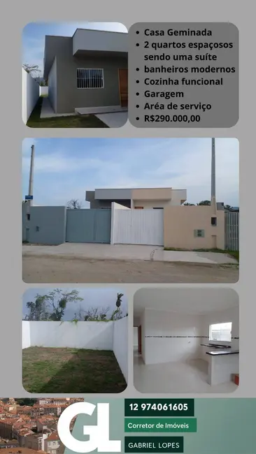 Foto 1 de Casa com 2 quartos à venda, 150m2 em Loteamento Estância Mirante de Caraguatatuba, Caraguatatuba - SP