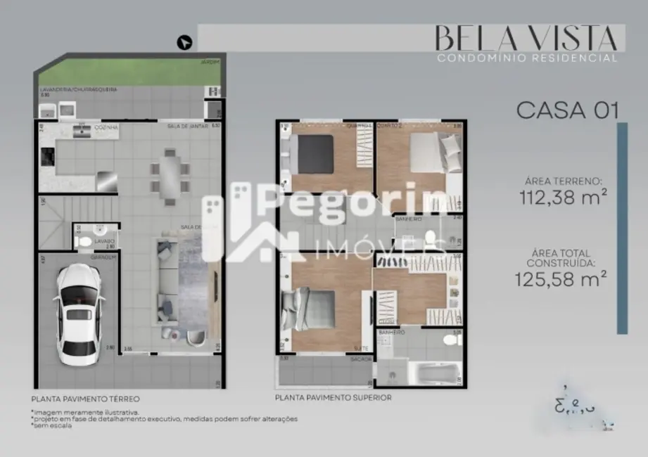 Foto 4 de Sobrado com 3 quartos à venda, 112m2 em Bairro Alto, Curitiba - PR