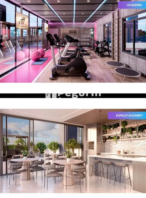 Apartamento com 2 quartos à venda, 64m2 em Centro, Pinhais - PR - imagem 5 Foto 5 de Apartamento com 2 quartos à venda, 64m2 em Centro, Pinhais - PR