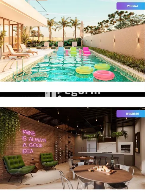 Apartamento com 2 quartos à venda, 58m2 em Centro, Pinhais - PR - imagem 4 Foto 4 de Apartamento com 2 quartos à venda, 58m2 em Centro, Pinhais - PR