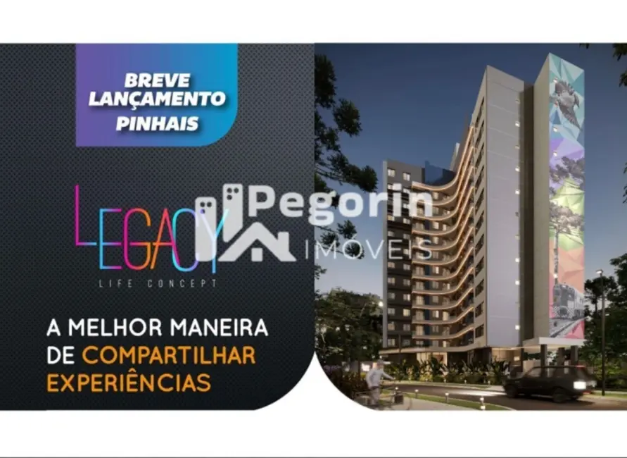 Foto 1 de Apartamento com 2 quartos à venda, 48m2 em Centro, Pinhais - PR