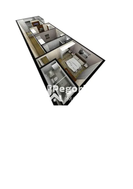 Apartamento com 3 quartos à venda, 76m2 em Emiliano Perneta, Pinhais - PR - imagem 7 Foto 7 de Apartamento com 3 quartos à venda, 76m2 em Emiliano Perneta, Pinhais - PR