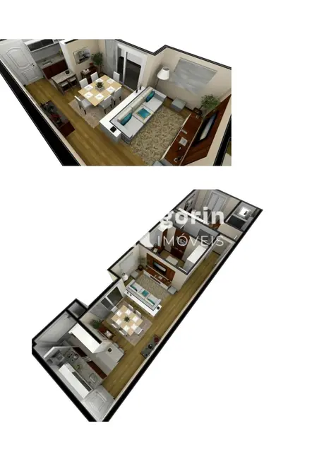 Apartamento com 3 quartos à venda, 91m2 em Emiliano Perneta, Pinhais - PR - imagem 4 Foto 4 de Apartamento com 3 quartos à venda, 91m2 em Emiliano Perneta, Pinhais - PR
