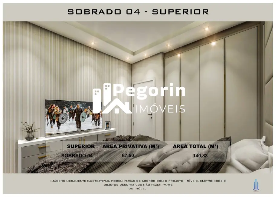 Sobrado com 3 quartos à venda, 141m2 em Emiliano Perneta, Pinhais - PR - imagem 7 Foto 7 de Sobrado com 3 quartos à venda, 141m2 em Emiliano Perneta, Pinhais - PR