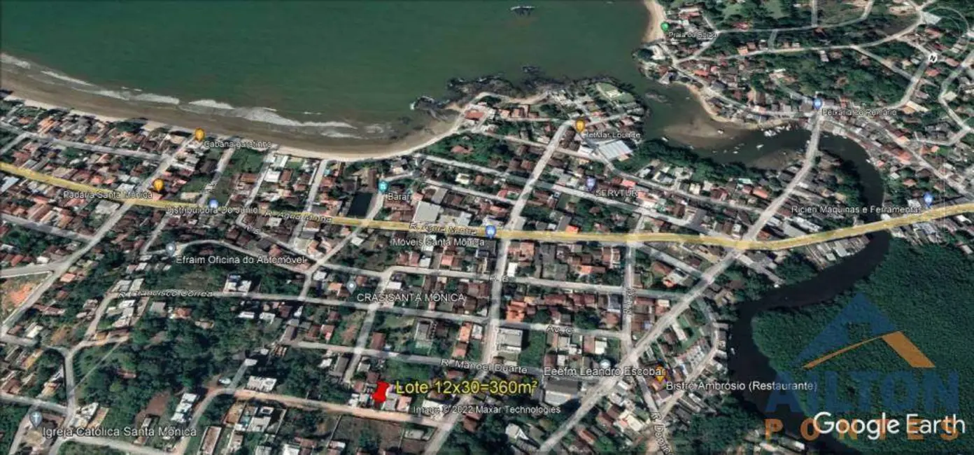 Foto 4 de Terreno / Lote à venda, 270m2 em Santa Mônica, Guarapari - ES