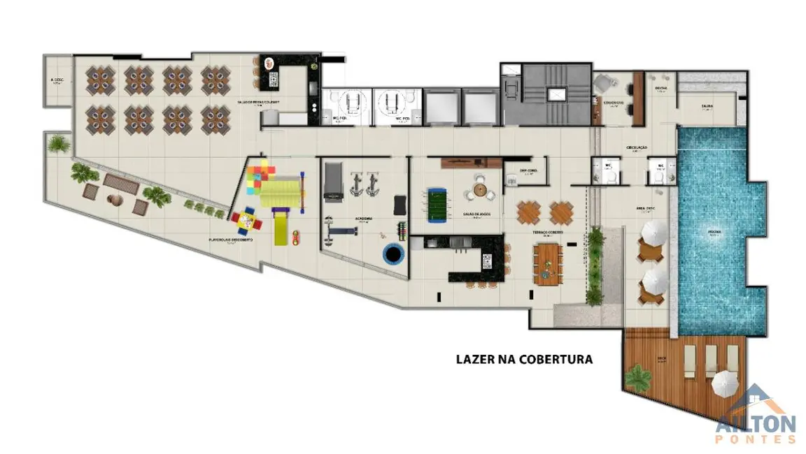 Apartamento com 3 quartos à venda, 108m2 em Muquiçaba, Guarapari - ES - imagem 5 Foto 5 de Apartamento com 3 quartos à venda, 108m2 em Muquiçaba, Guarapari - ES