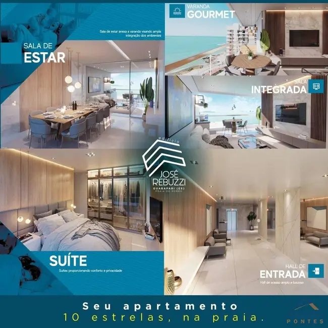 Apartamento com 3 quartos à venda, 114m2 em Praia do Morro, Guarapari - ES - imagem 3 Foto 3 de Apartamento com 3 quartos à venda, 114m2 em Praia do Morro, Guarapari - ES