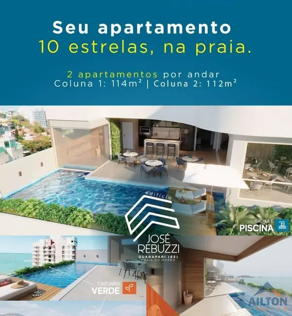 Apartamento com 3 quartos à venda, 114m2 em Praia do Morro, Guarapari - ES - imagem 4 Foto 4 de Apartamento com 3 quartos à venda, 114m2 em Praia do Morro, Guarapari - ES