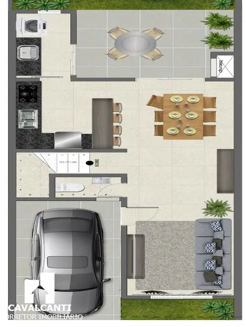 Casa com 4 quartos à venda, 188m2 em Aristocrata, Sao Jose Dos Pinhais - PR - imagem 4 Foto 4 de Casa com 4 quartos à venda, 188m2 em Aristocrata, Sao Jose Dos Pinhais - PR