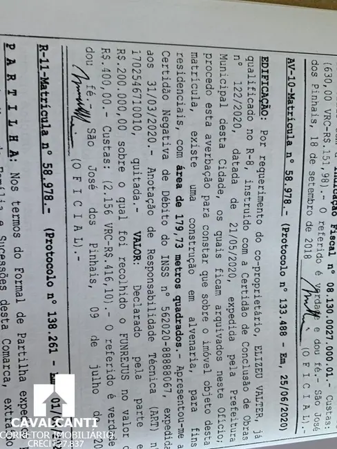 Casa com 3 quartos à venda, 179m2 em Aristocrata, Sao Jose Dos Pinhais - PR - imagem 3 Foto 3 de Casa com 3 quartos à venda, 179m2 em Aristocrata, Sao Jose Dos Pinhais - PR
