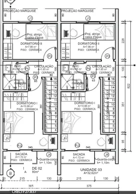 Foto 5 de Casa com 2 quartos à venda, 64m2 em Floresta, Joinville - SC