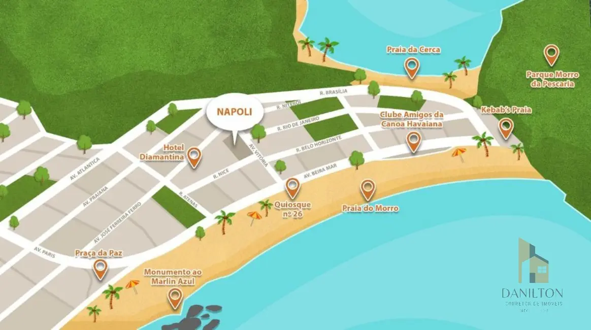 Foto 4 de Apartamento com 3 quartos à venda, 277m2 em Praia do Morro, Guarapari - ES