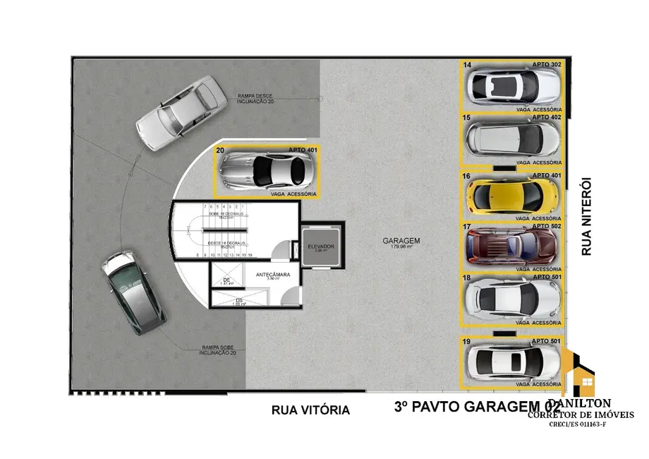Apartamento com 3 quartos à venda, 140m2 em Praia do Morro, Guarapari - ES - imagem 8 Foto 8 de Apartamento com 3 quartos à venda, 140m2 em Praia do Morro, Guarapari - ES