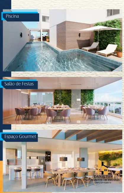 Apartamento com 2 quartos à venda, 100m2 em Praia do Morro, Guarapari - ES - imagem 3 Foto 3 de Apartamento com 2 quartos à venda, 100m2 em Praia do Morro, Guarapari - ES