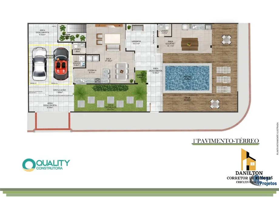 Foto 3 de Casa com 3 quartos à venda, 244m2 em Itapebussu, Guarapari - ES