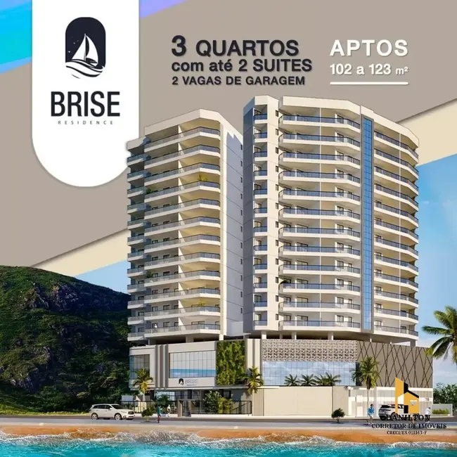 Foto 2 de Apartamento com 3 quartos à venda, 102m2 em Praia do Morro, Guarapari - ES