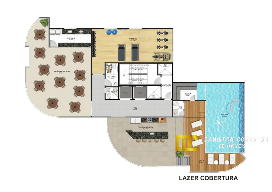 Apartamento com 4 quartos à venda, 137m2 em Praia do Morro, Guarapari - ES - imagem 4 Foto 4 de Apartamento com 4 quartos à venda, 137m2 em Praia do Morro, Guarapari - ES