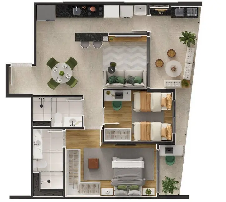 Foto 1 de Apartamento com 2 quartos à venda, 75m2 em Barueri - SP