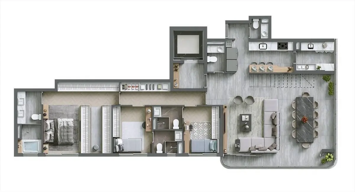 Foto 1 de Cobertura com 4 quartos à venda, 249m2 em Alphagran Alphaville, Barueri - SP