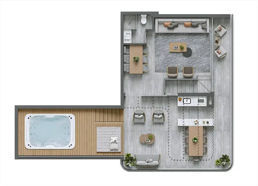 Foto 2 de Cobertura com 4 quartos à venda, 249m2 em Alphagran Alphaville, Barueri - SP