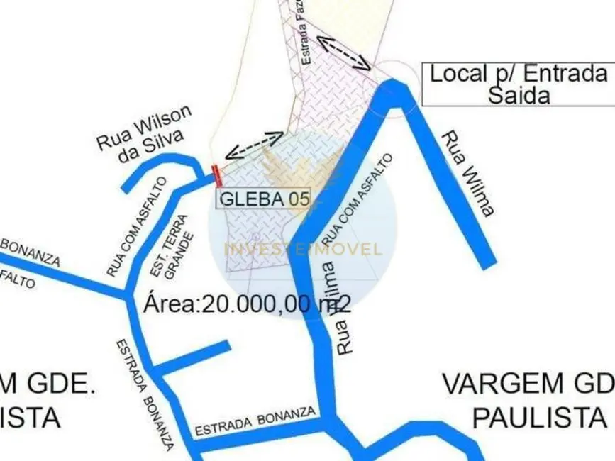 Foto 1 de Terreno / Lote à venda, 20000m2 em Vargem Grande Paulista - SP