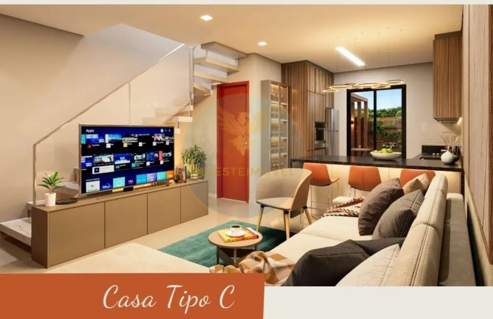 Foto 1 de Casa de Condomínio com 3 quartos à venda, 67m2 em Chácara Ondas Verdes, Cotia - SP