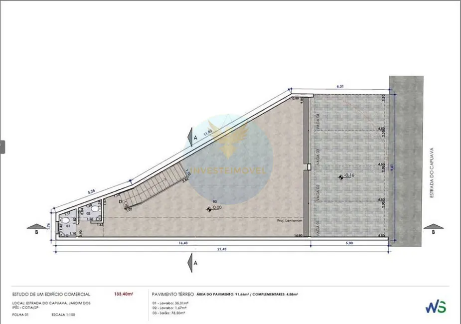 Foto 4 de Terreno / Lote à venda, 139m2 em Chácara Ondas Verdes, Cotia - SP