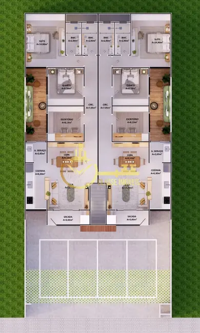 Sobrado com 2 quartos à venda, 76m2 em Quilometro 12, Itajai - SC - imagem 3 Foto 3 de Sobrado com 2 quartos à venda, 76m2 em Quilometro 12, Itajai - SC